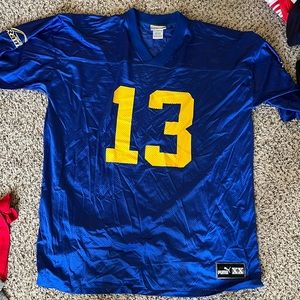 Kurt Warner 2x Puma Rams Jersey